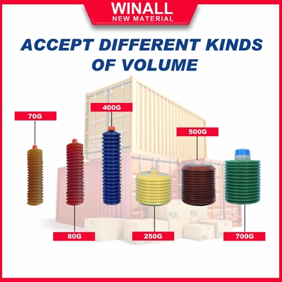 Winall factory supplier 300g blue calcium lithium wave plastic gear grease oil