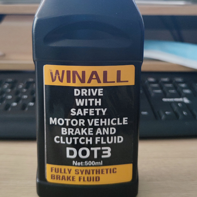 China manufacture 800ml/1L hardcover DOT 3 brake fluid