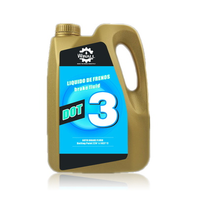 High Performance Wholesale Brake Fluid Dry Boiling Point 220  dot3+ Forklift Clutch Synthetic Oil Brake Oil