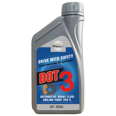 CHINA WINALL brand 800ml  dot3 brake fluid for loader