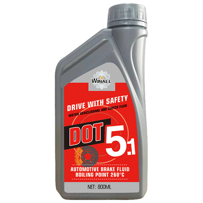 Custom High Quality Lubricating 800ml Dot 5.1 Brake Fluid