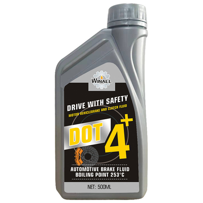 China Low Price Custom Packaging High Performance 500ml Dot4+ Brake Fluid